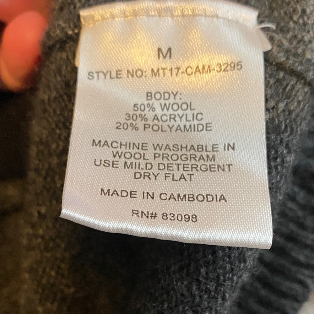 Dark Gray Button-Up Cardigan - Picture 5 of 6
